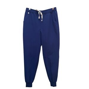 FIGS Scrub Pants Women M Navy Blue Zamora Jogger Technical Collection Medical